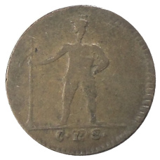 Монета 1 пфенниг 1781 года Германские государства Брауншвейг — Вонфельбюттель (реверс)