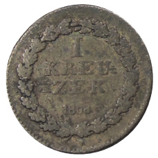 Монета 1 крейцер 1808 года Германские государства — Нассау (аверс)