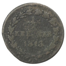 Монета 1/2 крейцера 1813 года Германские государства — Нассау (аверс)