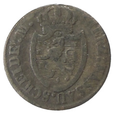 Монета 1/4 крейцера 1818 года L Германские государства — Нассау (реверс)