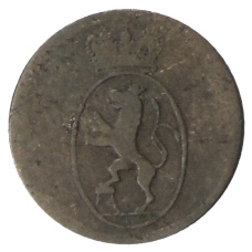 Монета 1 пфенниг 1831 год Немецкие государства — Рейсс — Грейц (реверс)