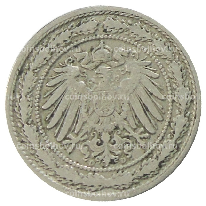 Монета 20 пфеннигов 1892 года D Германия (вид 2)