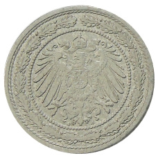 Монета 20 пфеннигов 1892 года A Германия (реверс)