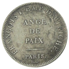 Жетон «Вход в Париж союзных войск» 1814 год — Копия (аверс)