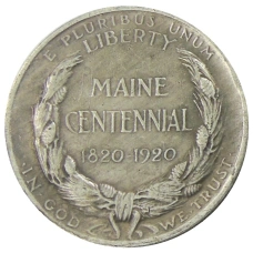 1/2 доллара (50 центов)1920 года «100 лет штату Мэн» США — Копия