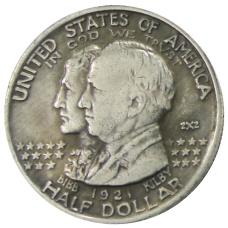 1/2 доллара (50 центов) 1921 года «100 лет штату Алабама» США — Копия (аверс)