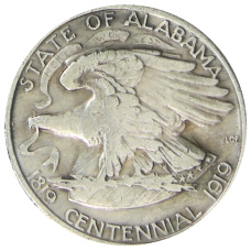 1/2 доллара (50 центов) 1921 года «100 лет штату Алабама» США — Копия (реверс)