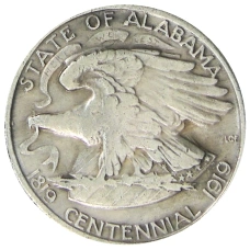 1/2 доллара (50 центов) 1921 года «100 лет штату Алабама» США — Копия (вид 2)