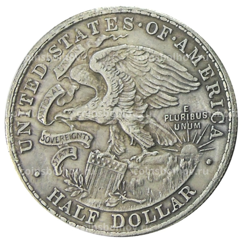 1/2 доллара (50 центов)1918 года «100 лет штату Иллинойс» США — Копия (вид 2)