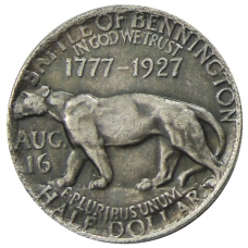 1/2 доллара (50 центов) 1927 года «150 лет штату Вермонт» США — Копия (вид 2)