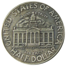 1/2 доллара (50 центов) 1946 года «100 лет штату Айова» США — Копия (реверс)