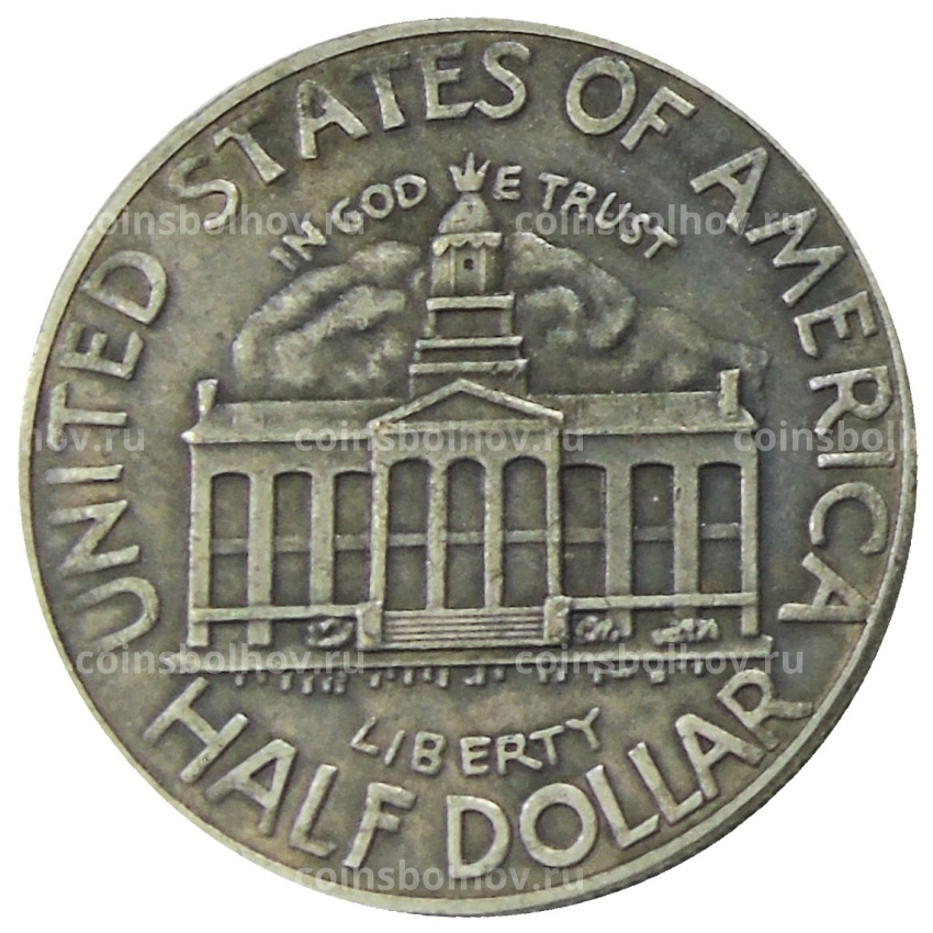1/2 доллара (50 центов) 1946 года «100 лет штату Айова» США — Копия (вид 2)
