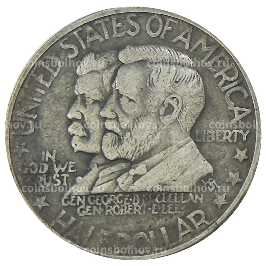 1/2 доллара (50 центов)1937 года «75 лет Сражению при Энтитеме» США — Копия