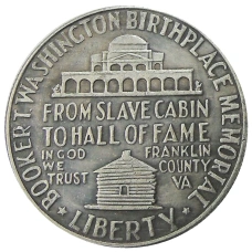 1/2 доллара (50 центов) 1946 года «Боокер Вашингтон» США — Копия (вид 2)