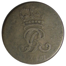 Монета 1 пфенниг 1794 года Германские государства — Брауншвейг -Люнебург (реверс)