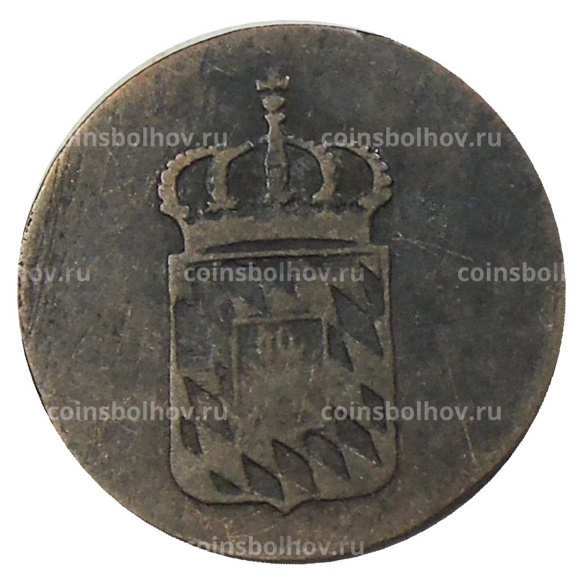 Монета 1 пфенниг 1820 года Германсике государства — Бавария (вид 2)