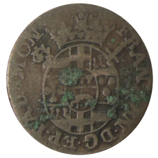 Монета 4 пфеннига 1718 года Германские государства — Падеборн (реверс)