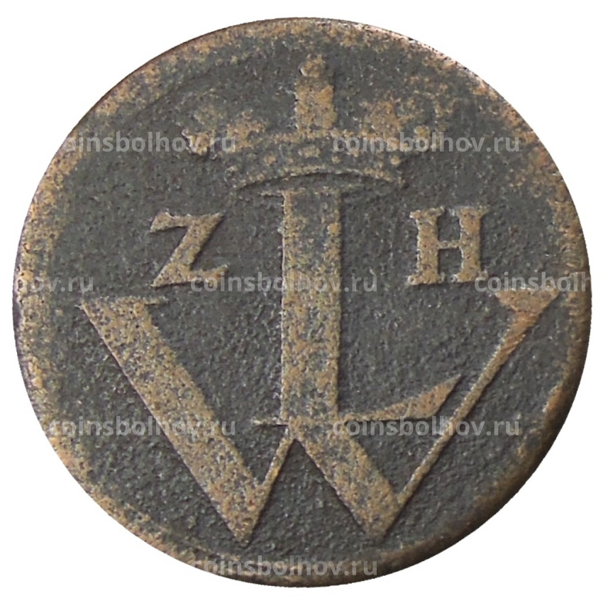 Монета 2 геллера 1755 года Германские государства — Гессен-Кассель (вид 2)