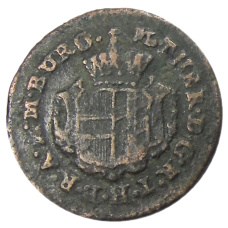 Монета 1/4 крейцера 1772 года G Германские государства — Бургау (реверс)