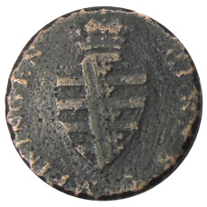 Монета 1/2 крейцера 1812 года Германские государства Саксен -Мейнинген (реверс)