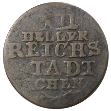 Монета 12 геллеров 1791 года Германские государства — Ахен (аверс)
