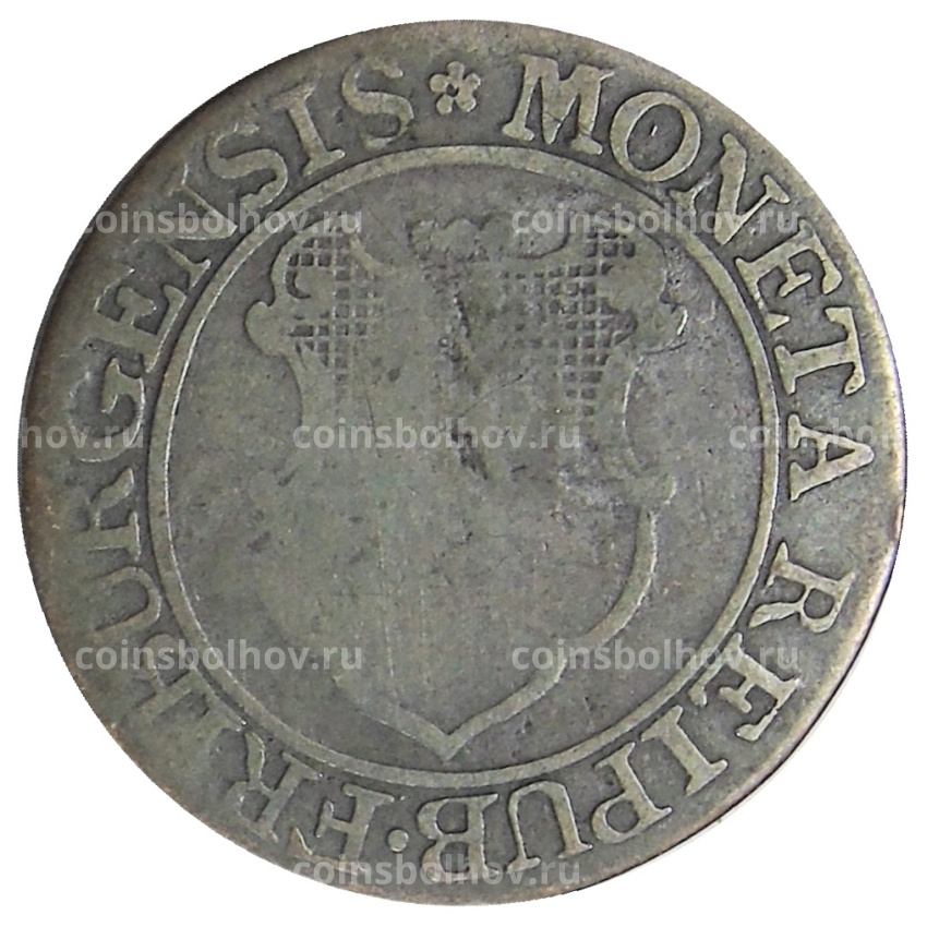 Монета 1/2 батцена 1797 года Швейцария — Фрибур (вид 2)
