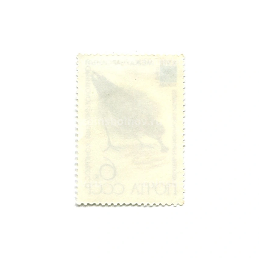 Марка «XVIII международный орнитологический конгресс — лопатень» 1982 год (вид 2)