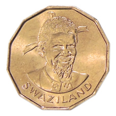 Монета 1 цент 1974 года Свазиленд (реверс)