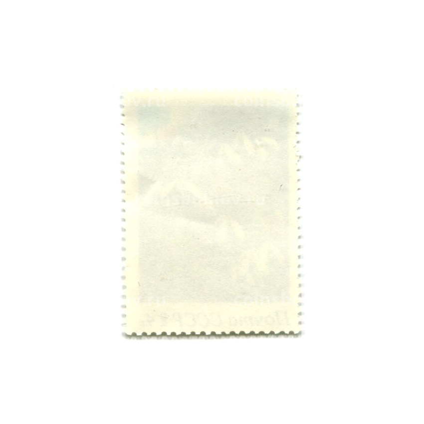 Марка «Подорожник белоснежный» 1983 год (вид 2)