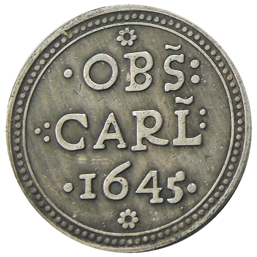 3 гроша 1645 года Польша — Копия (вид 2)