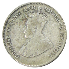 Монета 10 центов 1926 года Стрейтс Сетлментс (реверс)