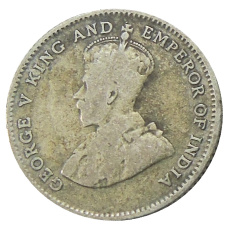 Монета 10 центов 1926 года Стрейтс Сетлментс (реверс)