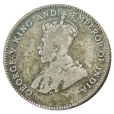 Монета 10 центов 1926 года Стрейтс Сетлментс (реверс)