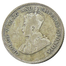 Монета 10 центов 1926 года Стрейтс Сетлментс (реверс)