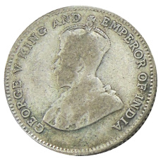 Монета 10 центов 1926 года Стрейтс Сетлментс (реверс)