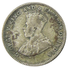 Монета 10 центов 1926 года Стрейтс Сетлментс (реверс)