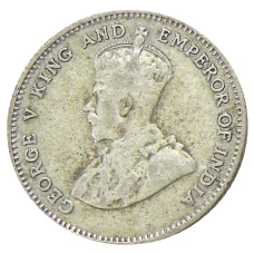 Монета 10 центов 1927 года Стрейтс Сетлментс (реверс)