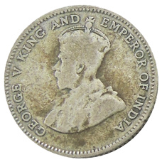 Монета 10 центов 1927 года Стрейтс Сетлментс (реверс)