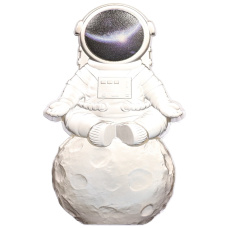 Монета Жетон Нумизматической ассоциации Таиланда «Путешествие на Луну» (космонавт на Луне) (аверс)