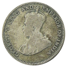 Монета 10 центов 1926 года Стрейтс Сетлментс (реверс)