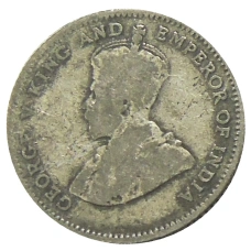 Монета 10 центов 1926 года Стрейтс Сетлментс (реверс)