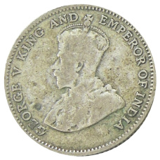 Монета 10 центов 1926 года Стрейтс Сетлментс (реверс)