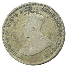 Монета 10 центов 1926 года Стрейтс Сетлментс (реверс)