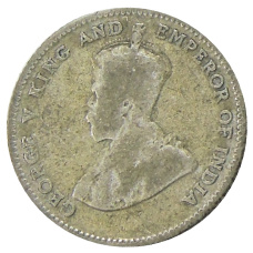 Монета 10 центов 1926 года Стрейтс Сетлментс (реверс)