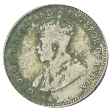 Монета 10 центов 1927 года Стрейтс Сетлментс (реверс)