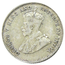 Монета 10 центов 1927 года Стрейтс Сетлментс (реверс)