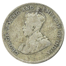 Монета 10 центов 1927 года Стрейтс Сетлментс (реверс)