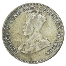 Монета 10 центов 1927 года Стрейтс Сетлментс (реверс)