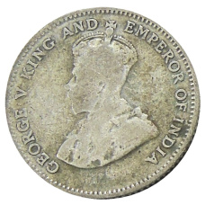 Монета 10 центов 1927 года Стрейтс Сетлментс (реверс)