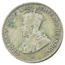 Монета 10 центов 1926 года Стрейтс Сетлментс (реверс)